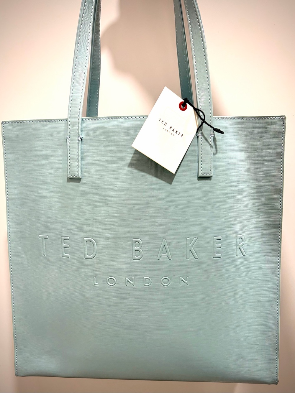 Ted Baker Light Blue Embossed Tote